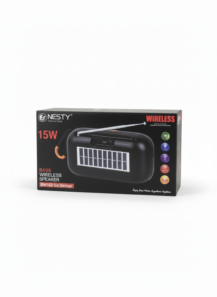 BM 102 GO 15W Solar Mini Speaker