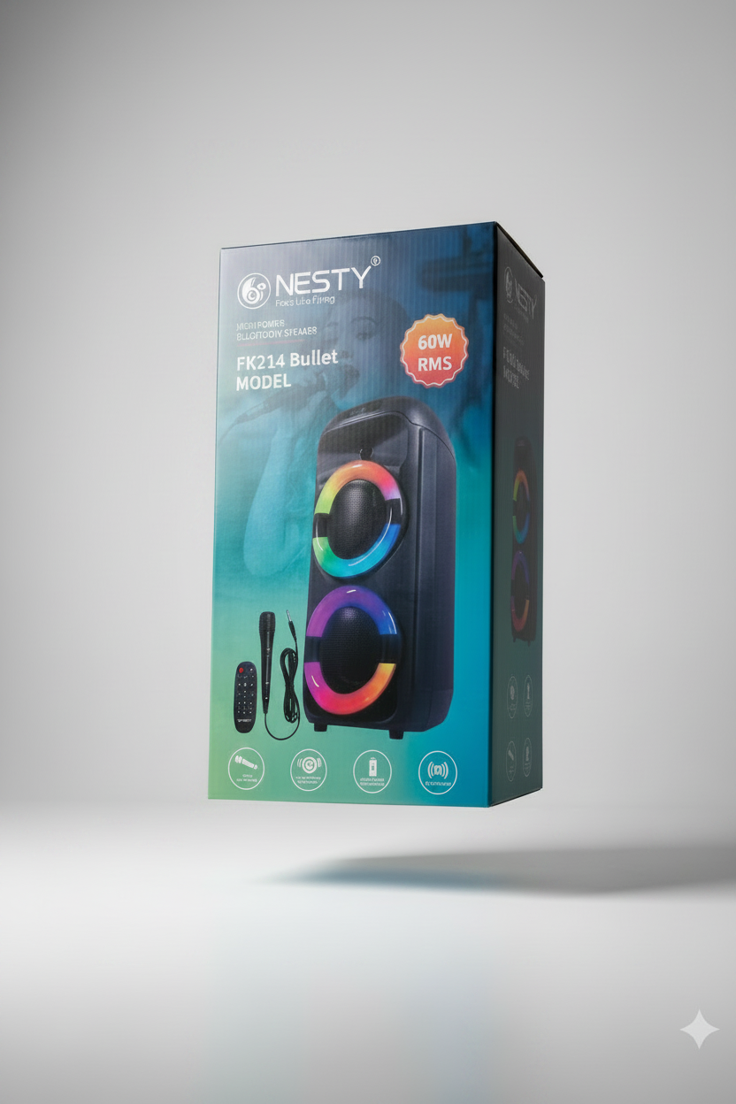 Nesty 60W Party Bluetooth Speaker FK214 Bullet