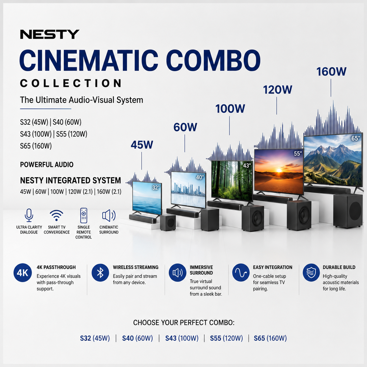 Combos (TV+Soundbar)