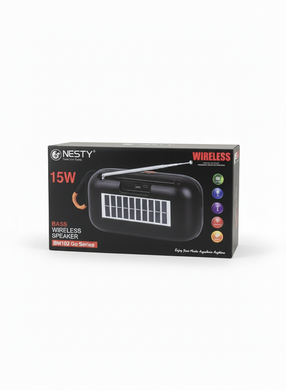 BM 102 GO 15W Solar Mini Speaker