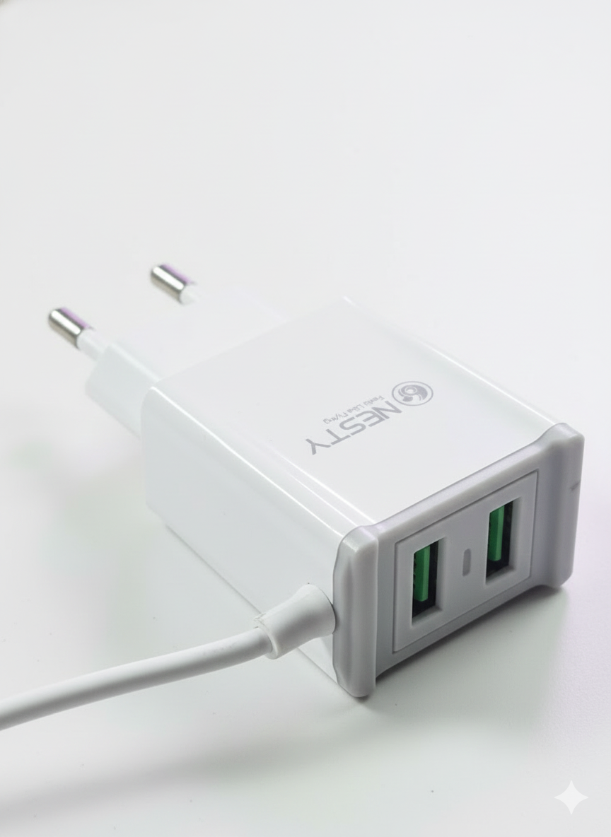 GRTA 006 Dual USB port Fast Wall Charger