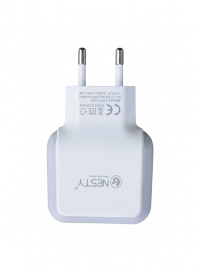 GRTA 002 Wall Charger – Dual USB Fast Charging