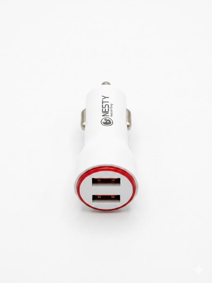 Nesty 2.1A Dual USB Port Fast Car Charger