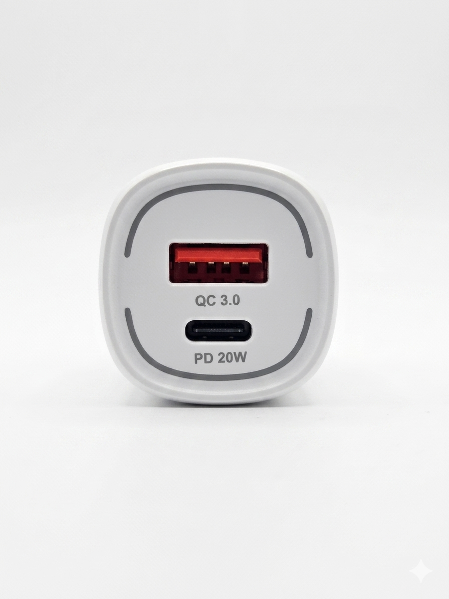 Nesty 38W USB & Type-c Fast Car Charger