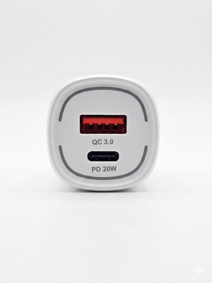 Nesty 38W USB & Type-c Fast Car Charger