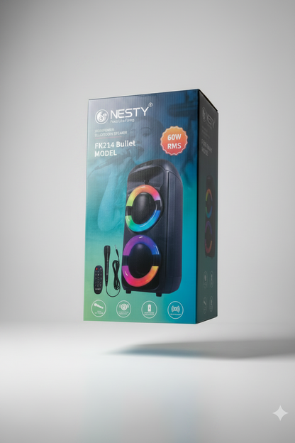 Nesty 60W Party Bluetooth Speaker FK214 Bullet