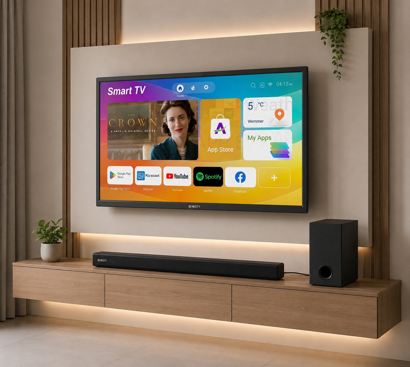 32" Smart TV & 45W Soundbar