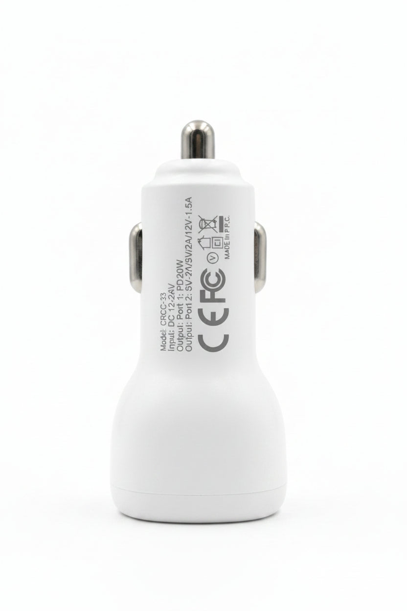 Nesty 38W USB & Type-c Fast Car Charger