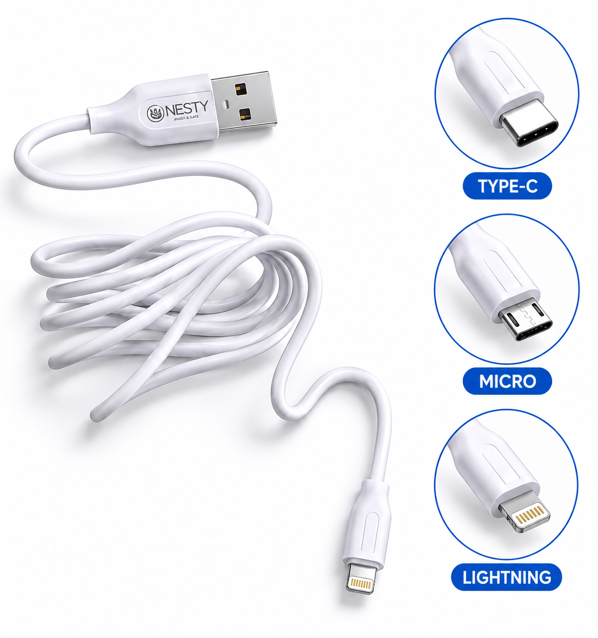 Nesty 2.1A Dual USB Port Fast Car Charger