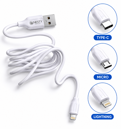 Nesty 2.1A Dual USB Port Fast Car Charger