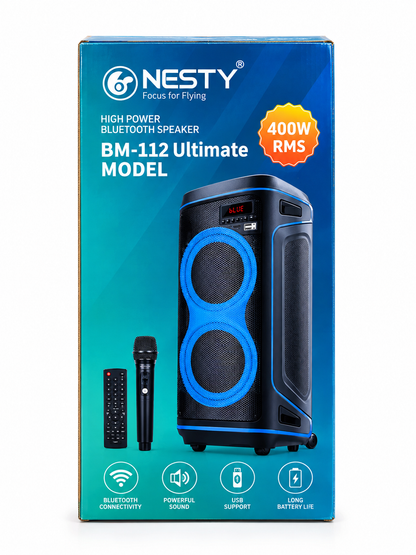 BM-112 Ultimate 400W Nesty Bluetooth Speaker